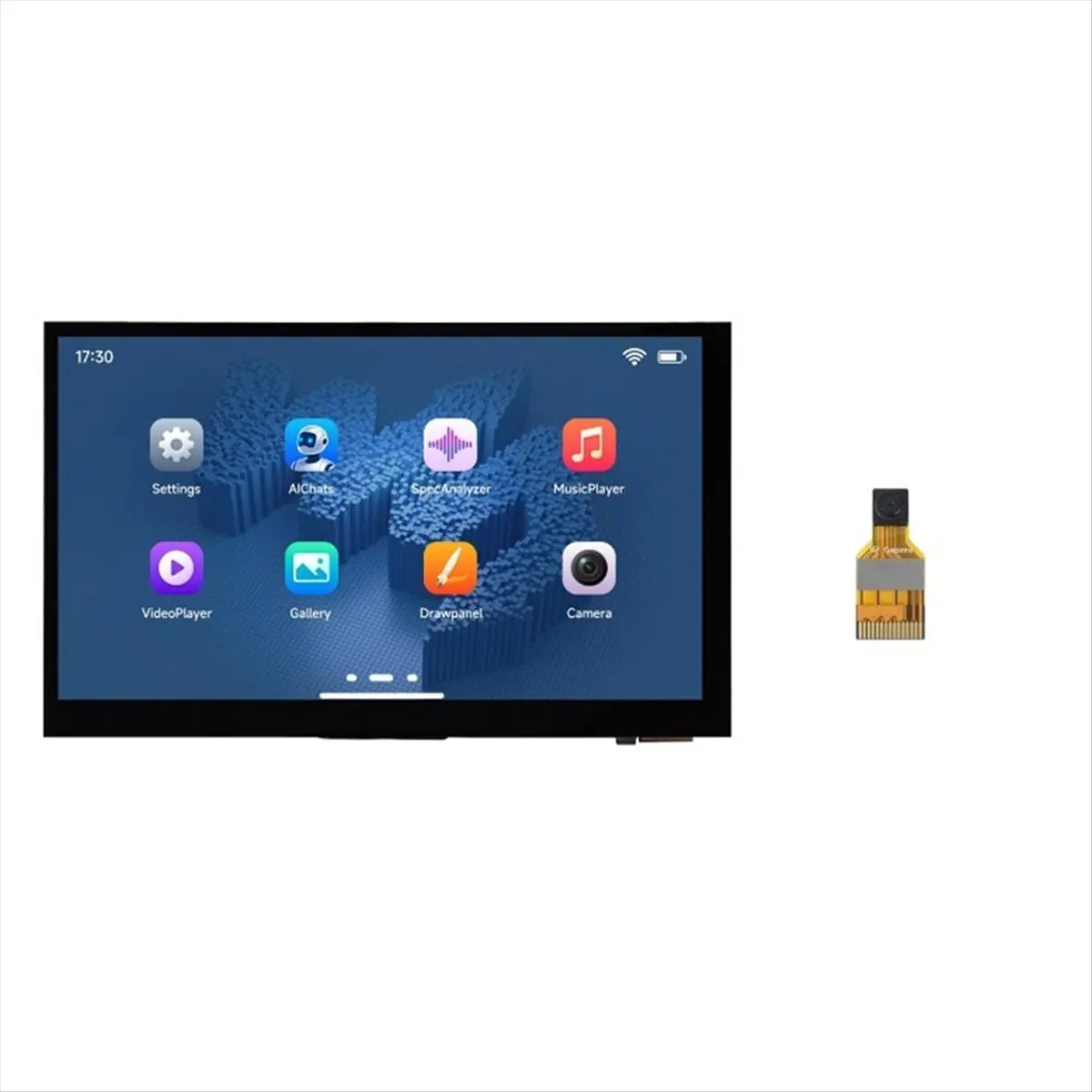 A40I  P4 Development Board 7 Inch LCD Display 1024x600 7inch Touchscreen -C6 WiFi6 AI WIFI6-Touch-LCD-7B-C