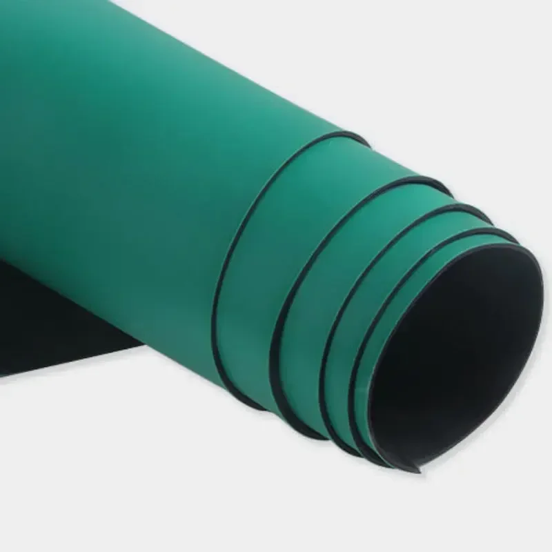 Anti-static Table Mat Table Mat Table Cloth Anti-slip Laboratory Rubber Green Rubber Mat 1000*500*2mm