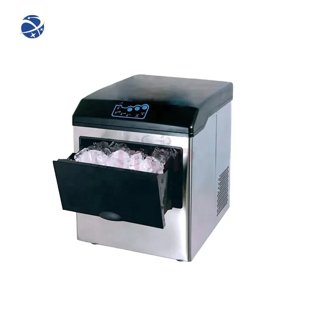 ITOP Automatic Portable 12kgs/24hours Commercial Ice Maker Machine Big Production   Water Dispenser With Ice Maker