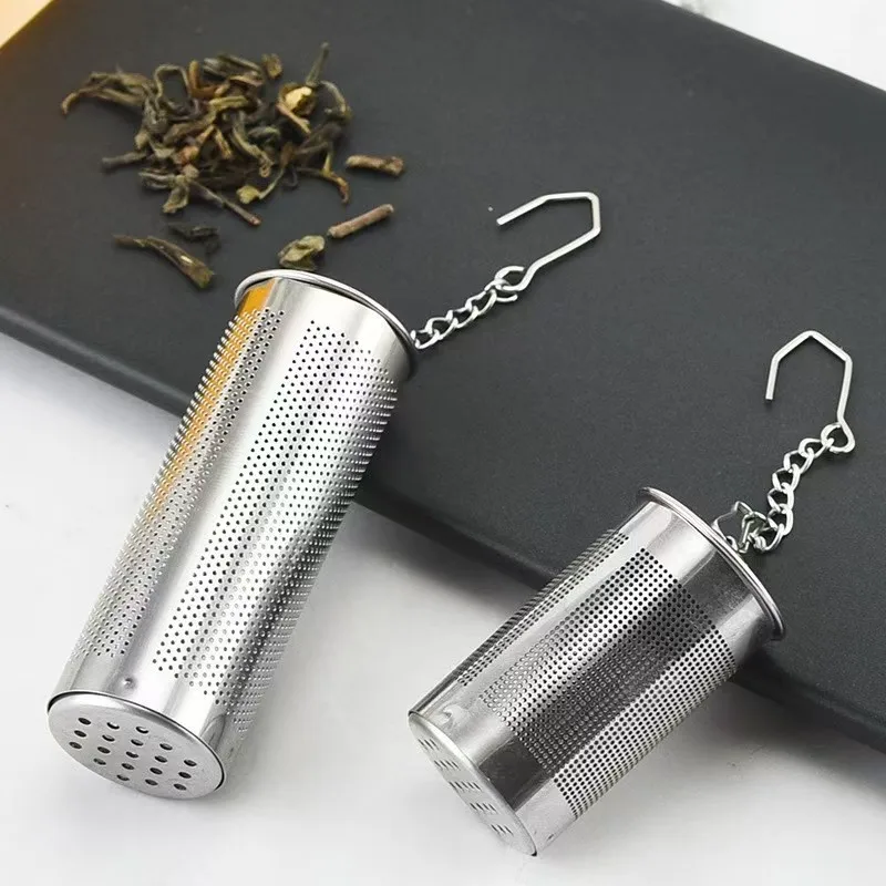 Stainless steel creative size tea barrel about tea ware leaking tea bag simple tea filter tea tea making tools.