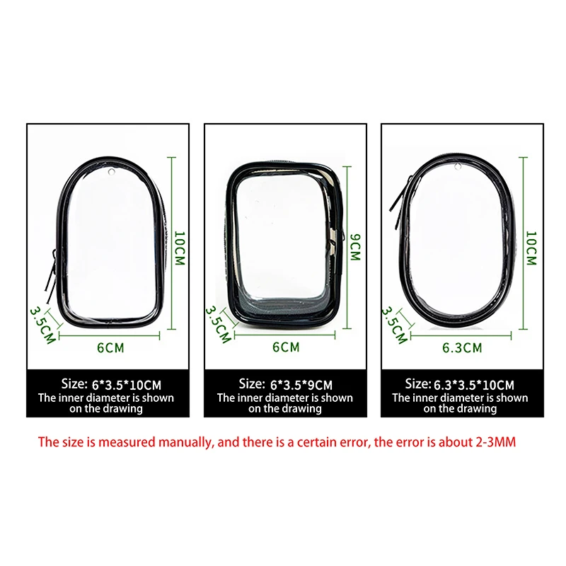 Jewelry Organizer Transparent Storage Box Pouch Mystery Box Plastic Box Cute Doll Bag With Keychain Dustproof Case