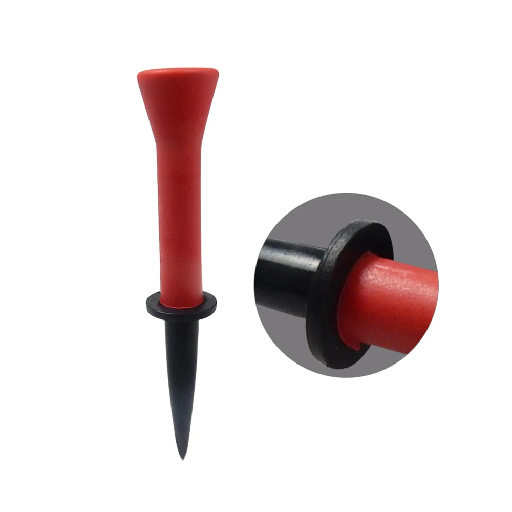 5 قطعة/الحقيبة المطاط ركام الرمل للجولف s مرونة مستقرة ركام الرمل للجولف مرونة عالية الأحمر الأزرق في الهواء الطلق الرياضة التدريب أدوات رياضة الغولف 58/76 مللي متر #1