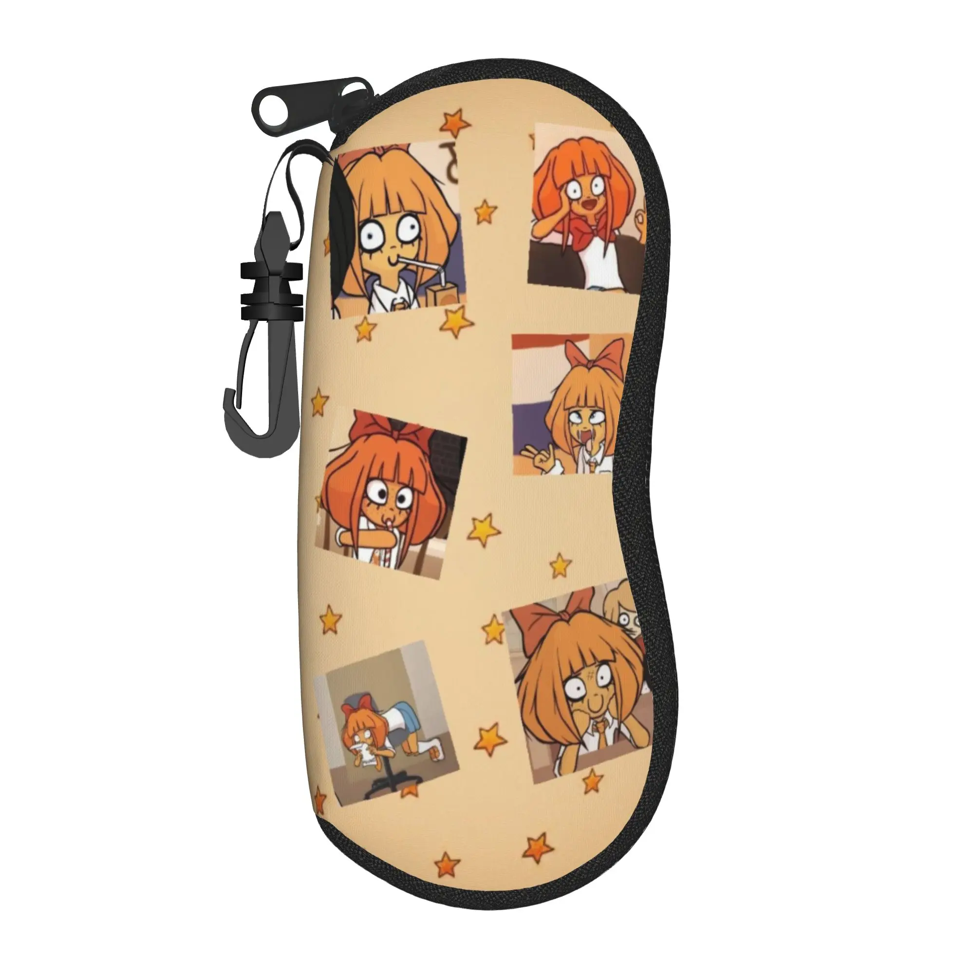 Harajuku Cartoon Glasses Case Ongezellig Mymy Cocos Mayas Merch  Box  Eyewear Storage Box Anti-Pressure Glasses Box