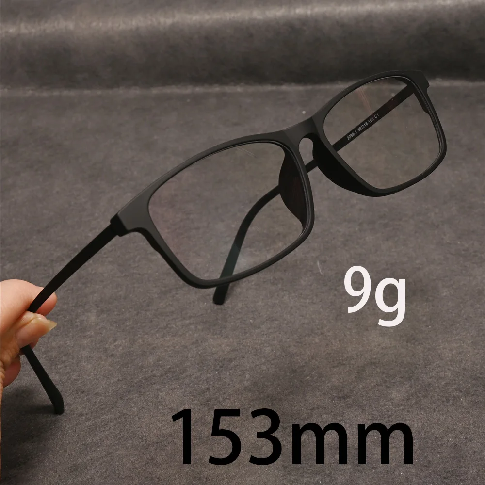 Vazrobe Titanium Myopia Glasses Men Women 9g Ultralight Black Eyeglasses Frame Male Anti Reflection -100 150 200 250 Spectacles