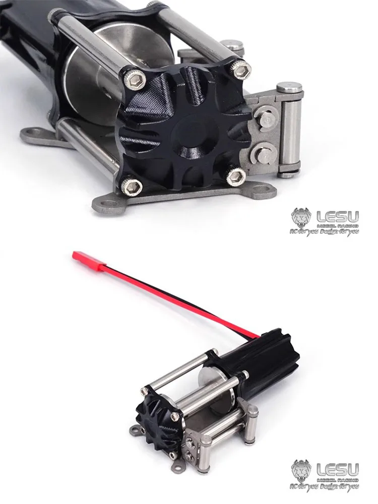 LESU 1/14 Elektrische Winde LS-A0012 Fahrzeugmontierte Kleine Offroad-Fahrzeug Selbstrettungs-Winde LKW DIY Zubehör Spielzeug – Detail 8