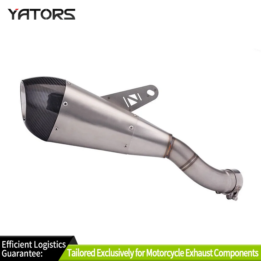 Für Kawasaki Z900 2017-2022 Integrierter Auspuff Schalldämpfer Auspuffendrohr Auspuffrohre – Detail 2