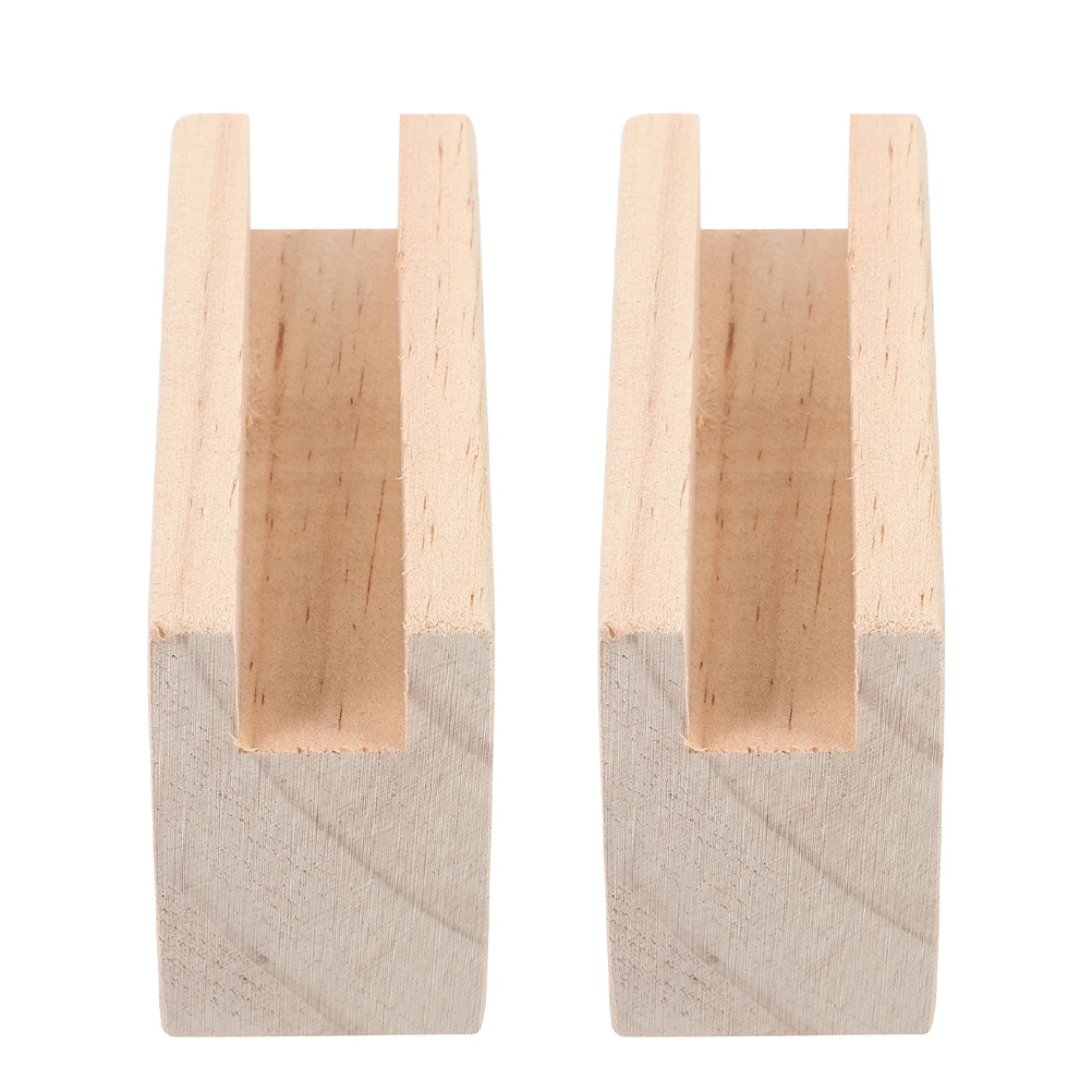 

2pcs Furniture Duty Wood Bed Lifts Desk Leg Bed Lifts Risers Furniture Risers Riser Table Foot Pad Sturdy Support