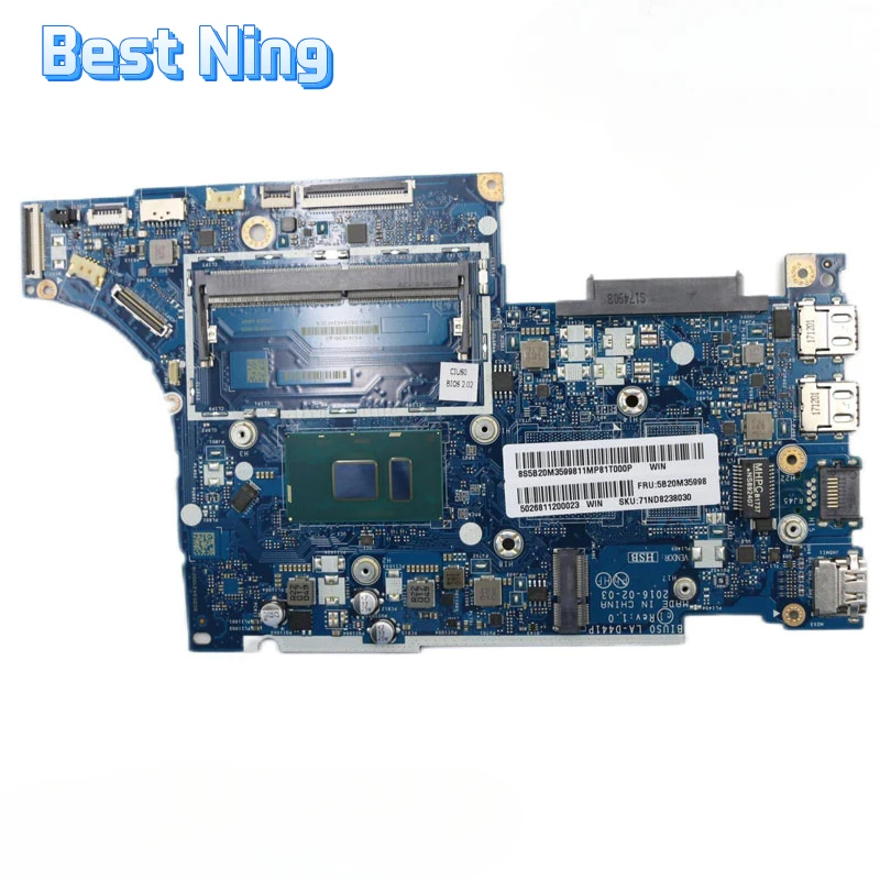 

For Lenovo 510S-13IKB Laptop Motherboard LA-D441P Mainboard I5-7200U CPU Tested Ok