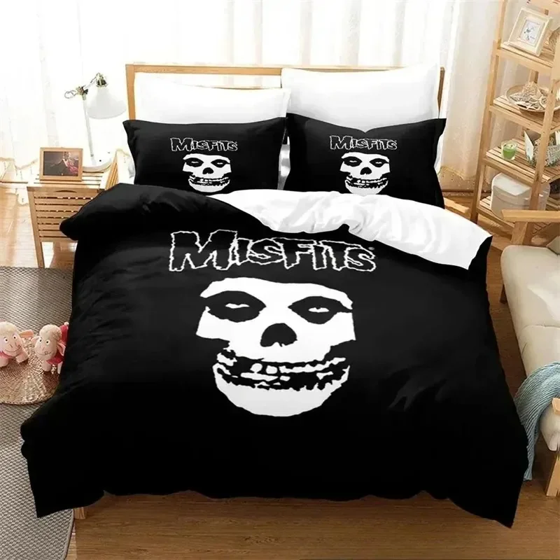

3D Printed The Misfits Glenn Danzig Bedding Sets Exquisite Bed Supplies Set Duvet Cover Bed Comforter Set Luxury Birthday Gift