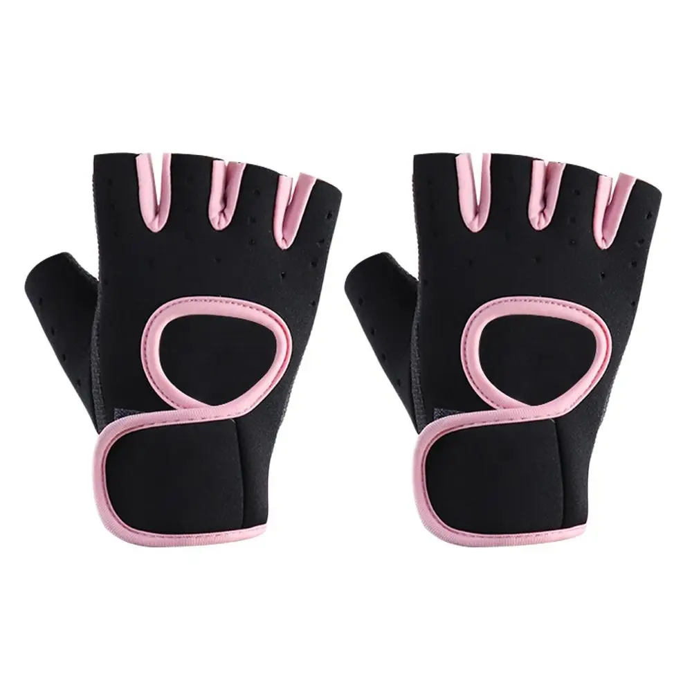 Vrouwen Mannen Fitness Gym Handschoenen Gewichtheffen Handschoenen Half Vinger Ademende Antislip Gel Pad Bodybuilding Training Dumbbells Handschoenen