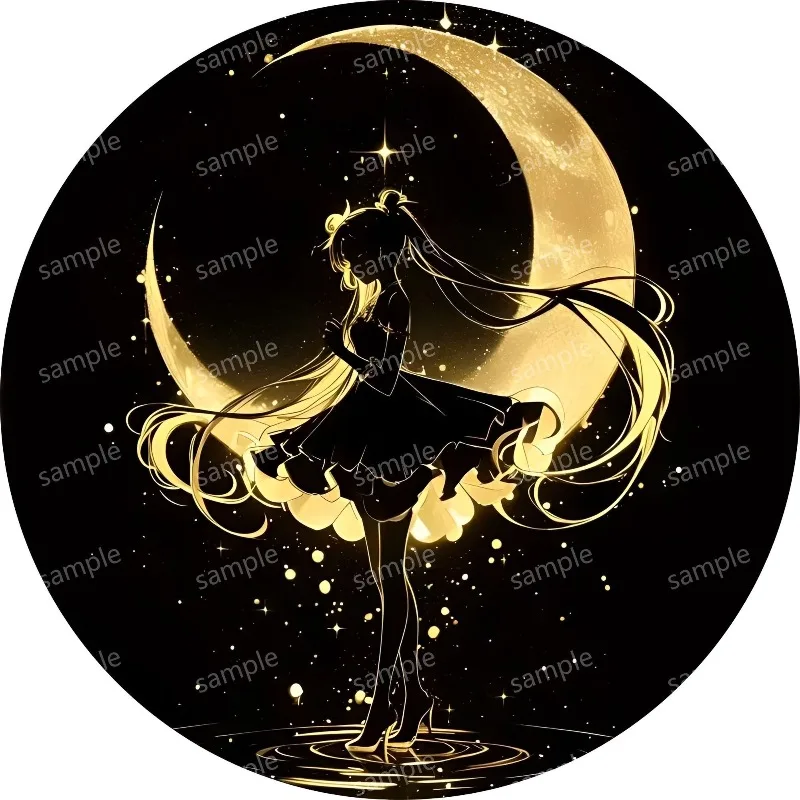 

Sailor Moon anime moon hare cute atmosphere and beautiful badge Y2K barji Kawaii clothes bag packaging decoration gift wholesale
