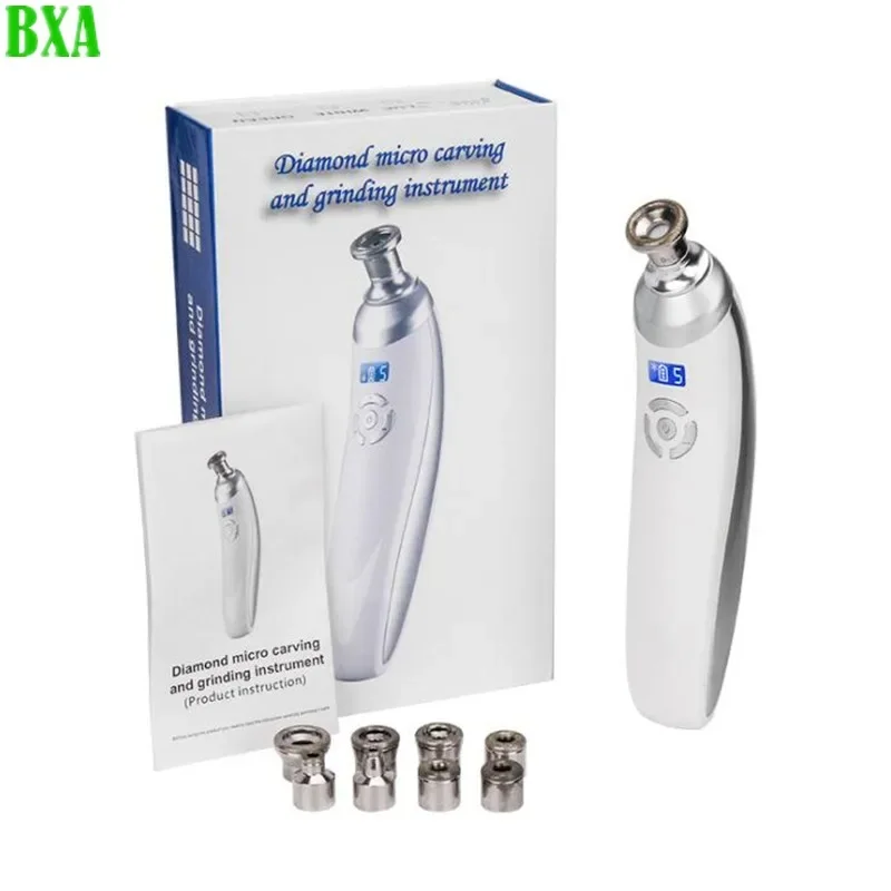 Handheld Diamond Microdermabrasion Machine Blackhead Removal Facial Skin Care Beauty Device Scar Acne Pore Peeling Device
