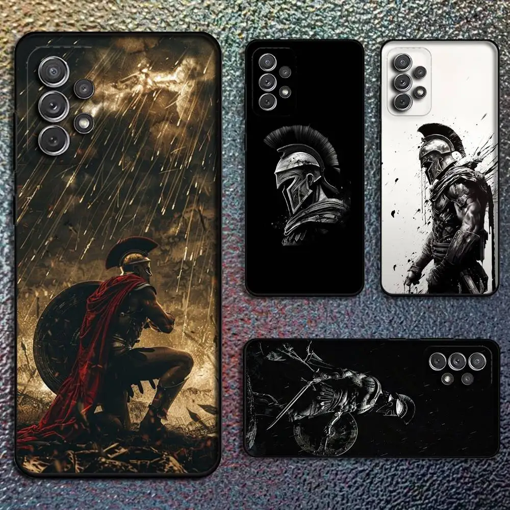 

Cool Spartan Phone Case For Samsung S25,S24,S21,S22,S23,S30,Ultra,S20,Plus,Fe,Lite,Note,10,9,5G Black Cover