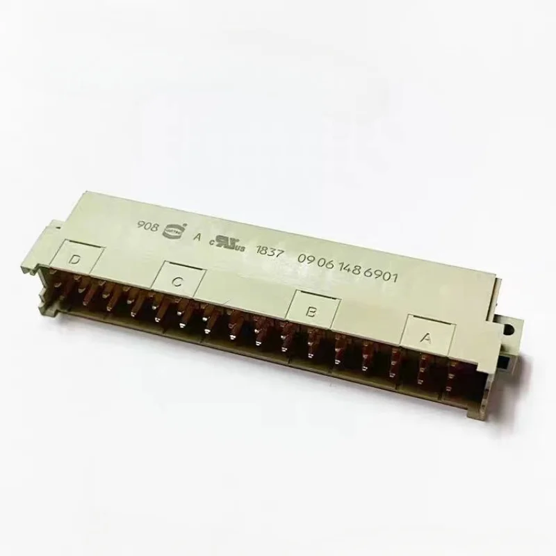 09061486901 Harting Brand New Original Genuine Connector Board-To-Board Backplane Connector 48P (3*16P) 5.08 Pitch 90-Degree Bent Pin 6A Din41612