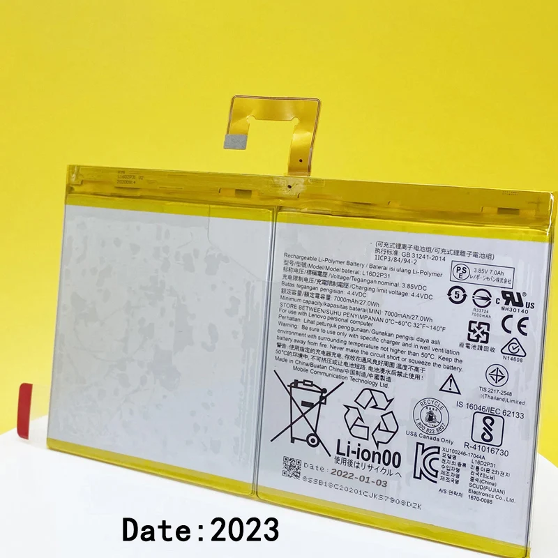 NEW Battery L16D2P31 For Lenovo TAB4 10 /TB-X304F/TB-X304L/TAB4 10 REL/TB-X504F/TB-X504L TAB4 10 Plus/TB-X704 Tablet