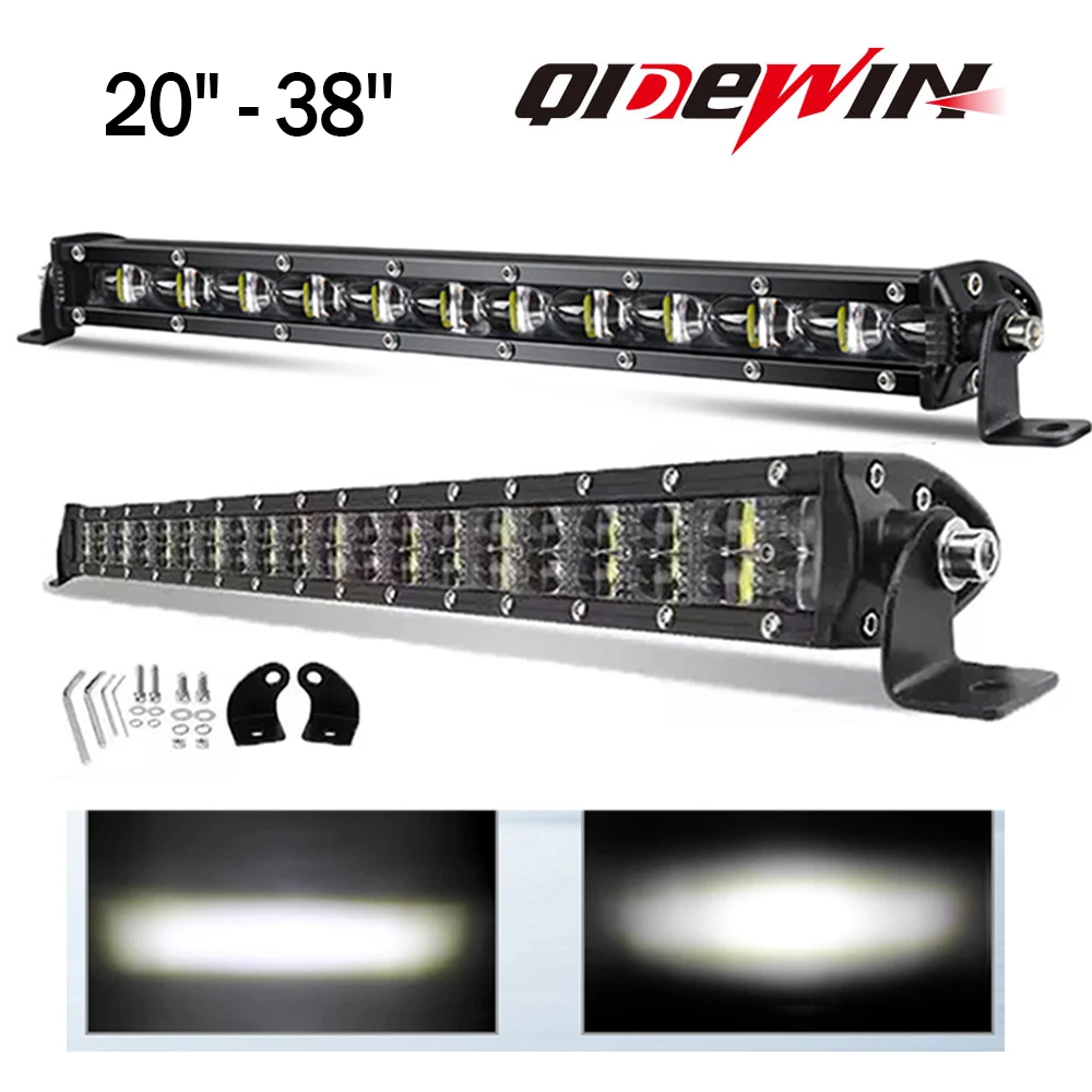 

20" 26" 32" 38'' LED Work Light Bar for Jeep Tractor Combo Spot Led Bar Combo 2-Rows Driving Off road Car Truck 4x4 Boat 12V 24V