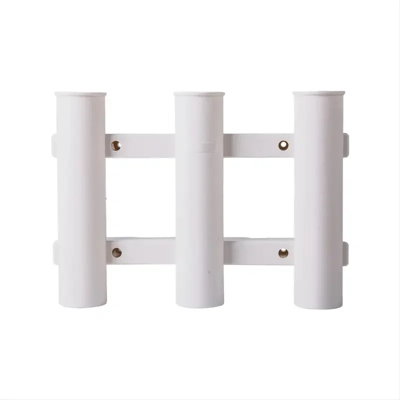 

Goture Boat Fishing Rod Holder, 3 Rod Tube Plastic Holder Fishing Tackle Tool