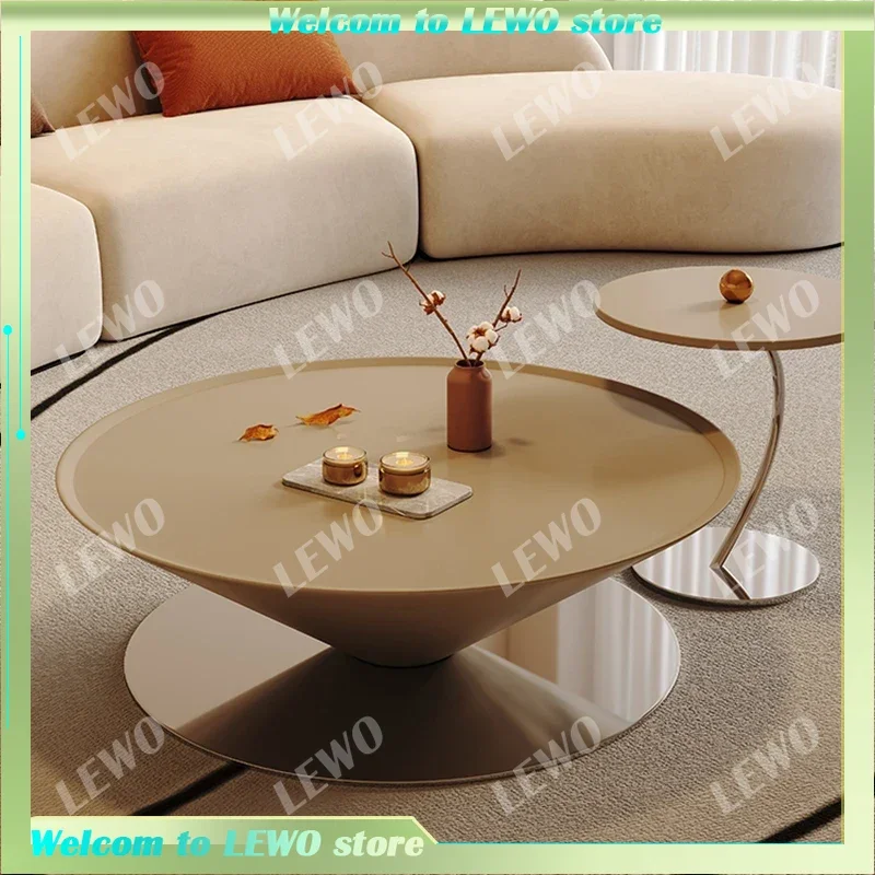 

Unique Living Room Coffee Table Nordic Clear Round Center Coffee Table Balcony Bedroom Mesa De Centro De Sala Home Furniture