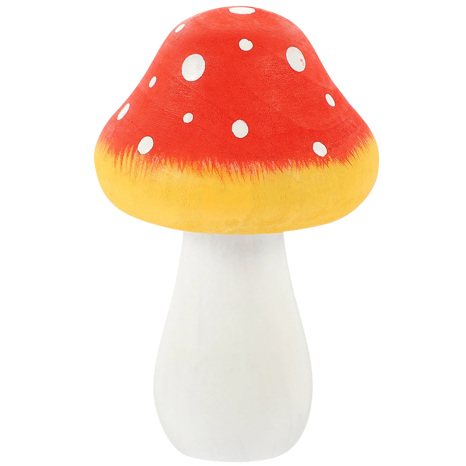 

Red Mushroom Decor Home Garden nament Shelf Table Statue Micro Wooden Mushroom Decor L Wooden Toy Gift