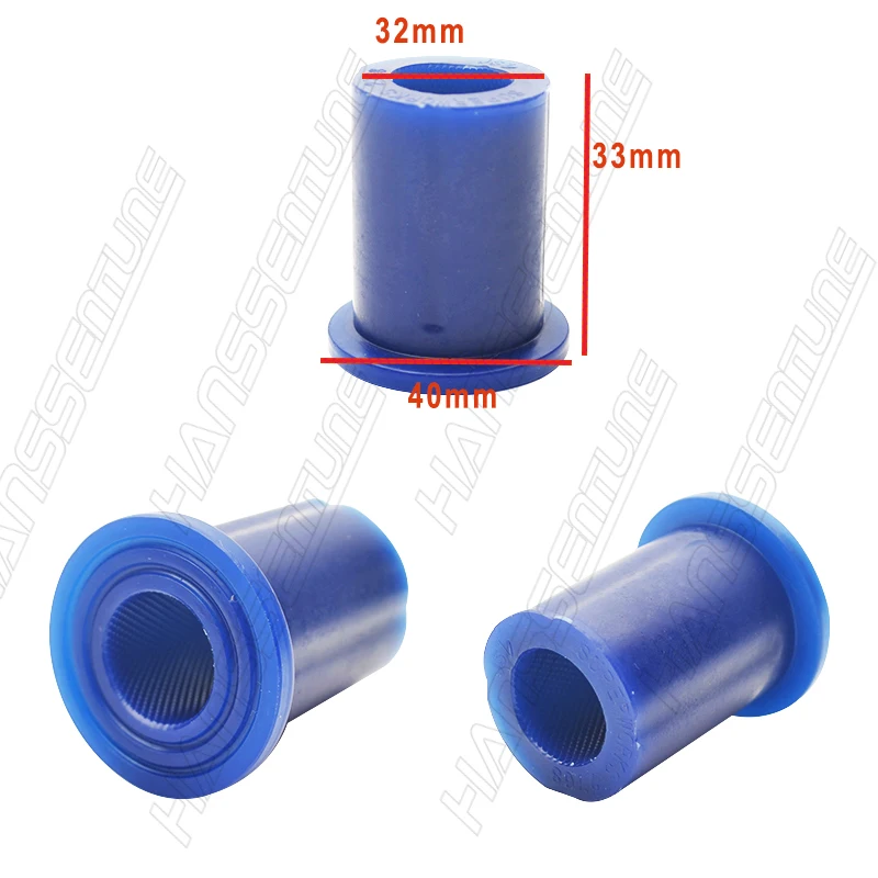 HANSSENTUNE Rear Leaf Spring Shackle Upper Polyurethane Bushings Kits Fit For Ranger 2009+/Mazda BT50 2012+