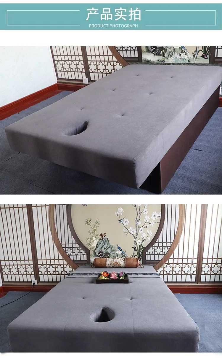 Thai massage bed massage bed solid wood beauty bed factory direct sales body massage