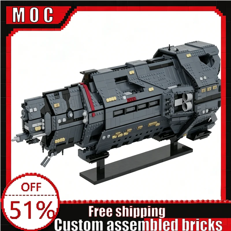 

5432 Parts Interstellar Heavy Warship Retrofit Version Building Set Model Building Blocks DIY Assembly Educational Display Gifts