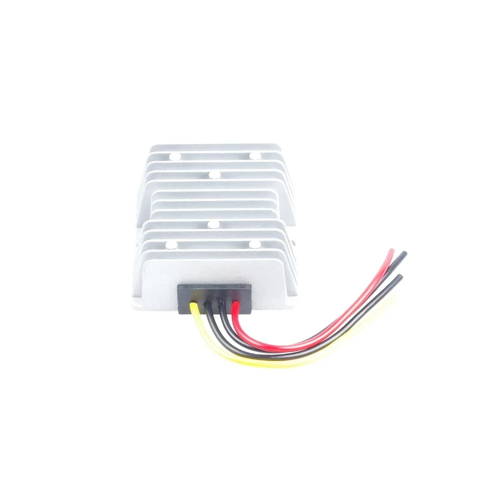 20V-72V to 12V 15A Waterproof Boost Converter Automatic Step Down Voltage Regulator Module Car Power Supply Voltage with 4 Wires