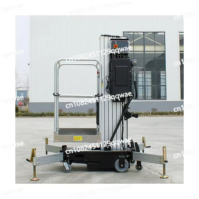 4 meters 6 meters 8 meters 150 kg cheap vertical mast lift small human lift hydraulic telescopic electric ladder lift