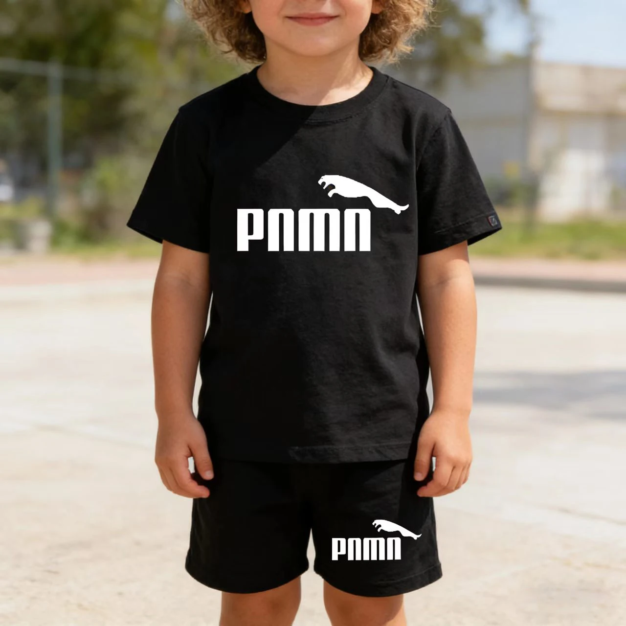 

Kids Summer Charming T-shirts +Shorts New Fashion Letters Print Coat 3-12 Years Boy Girl Toddler Casual Sports Jogging Brand Set
