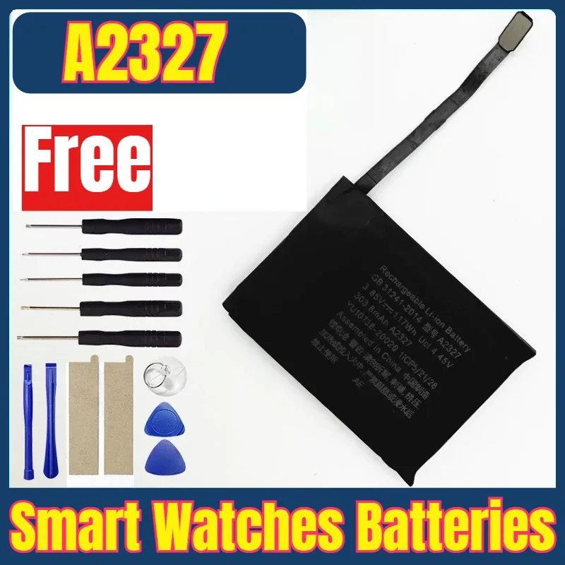 

303.8mAh A2327 New Watch Battery for Apple Watch Series 6 44mm High Quality