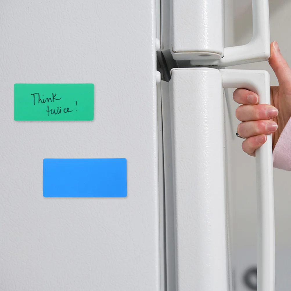 

15 шт., магнитные этикетки, сухое стирание, цветные наклейки для заметок для холодильника, доски, классные записываемые стираемые магниты