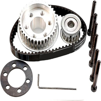 DIY Electric Skateboard 83MM 90MM 97MM PU Wheel Pulleys Kit Set 5M Gear 270mm Belts Kit