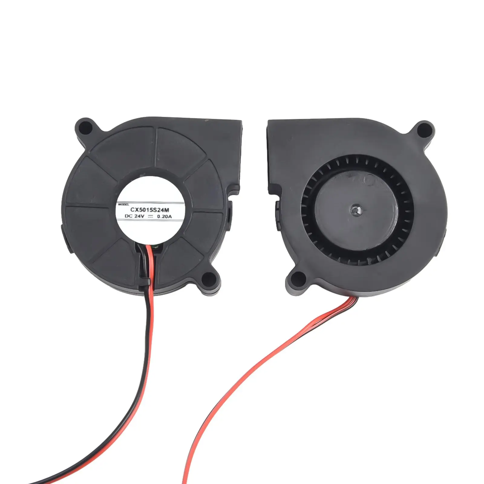 Quiet Operation  Extended Lifespan 2PCS Centrifugal Cooling Turbo Brushless Blower Fan  DC12V24V  Easy to Install
