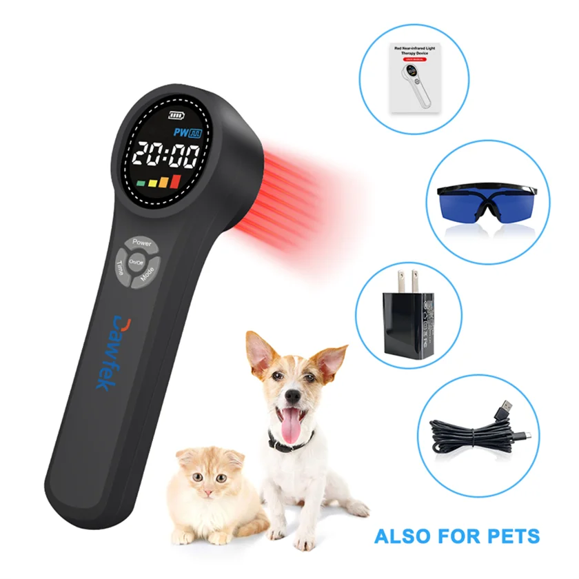 

Dawfek Laser Vet Therapy Device 660nm 810nm 980nm Handheld Laser Treatment for Joint Pain Inflammation Wound Healing at Home