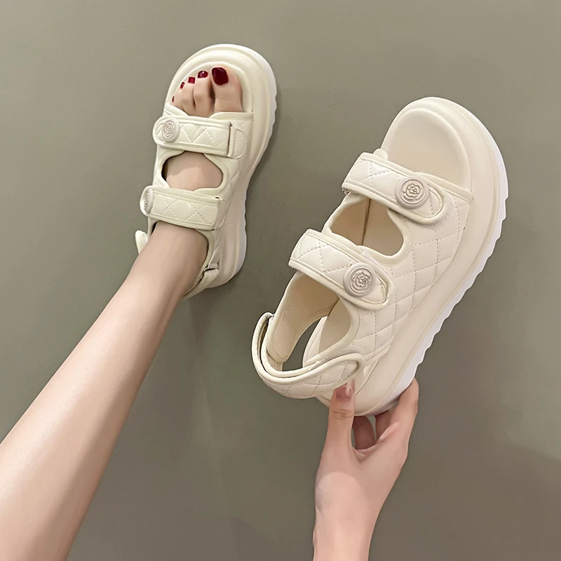 Platform Sandals 2023 Women Fashion Summer Shoes Female Casual Sports Comfortable Wedges Sandalia Designer Sandals for Women