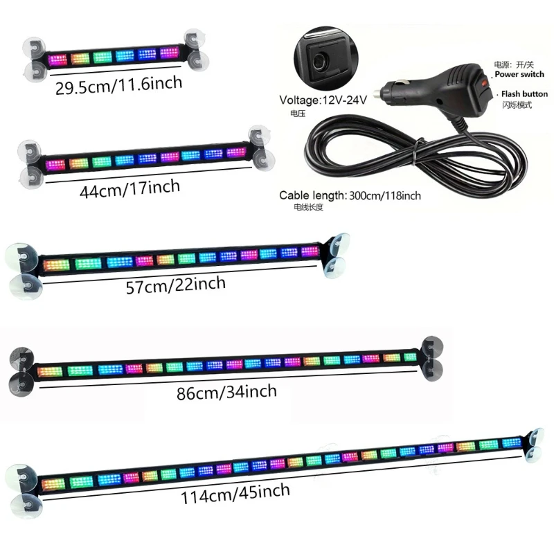 Symphony bar light flash warning light LED strobe emergency light