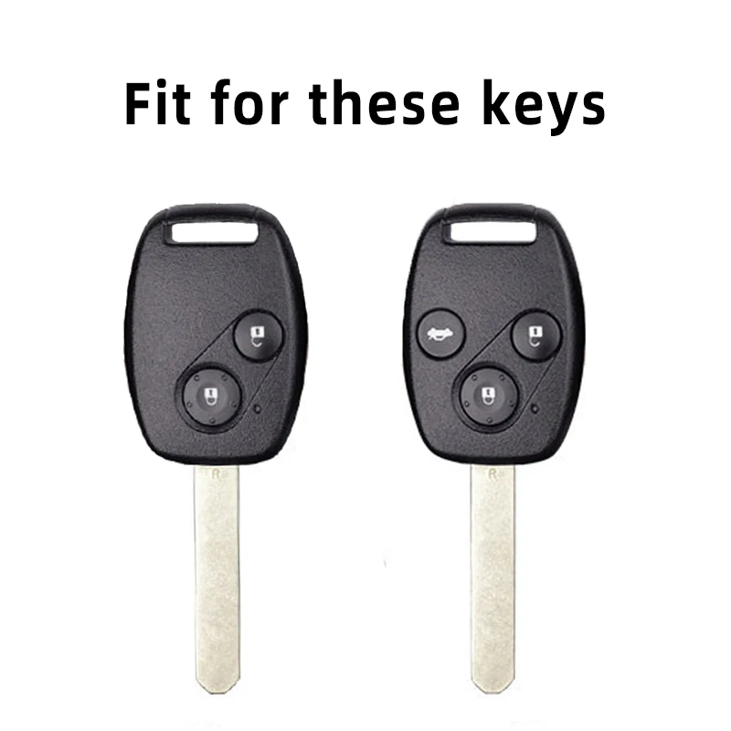 2/3 Buttons TPU Shell Fob for Honda Civic 2006-2011 2017 Accord CRV 2003 2007 Jazz HRV Remote Car Key Case Cover Protector