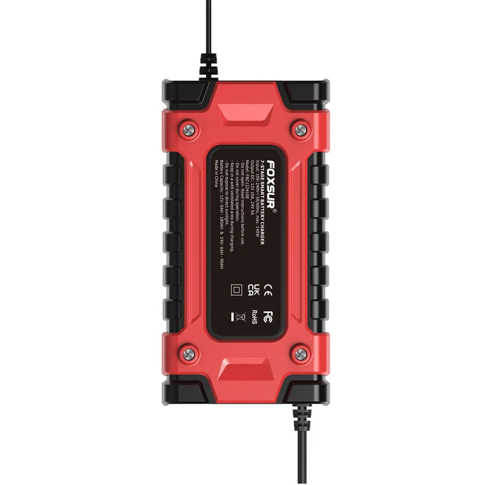 

Smart Car Battery Charger Automatic Maintainer LCD Display Desulfator Trickle Charger for Vehicle Marine Lawn Mower