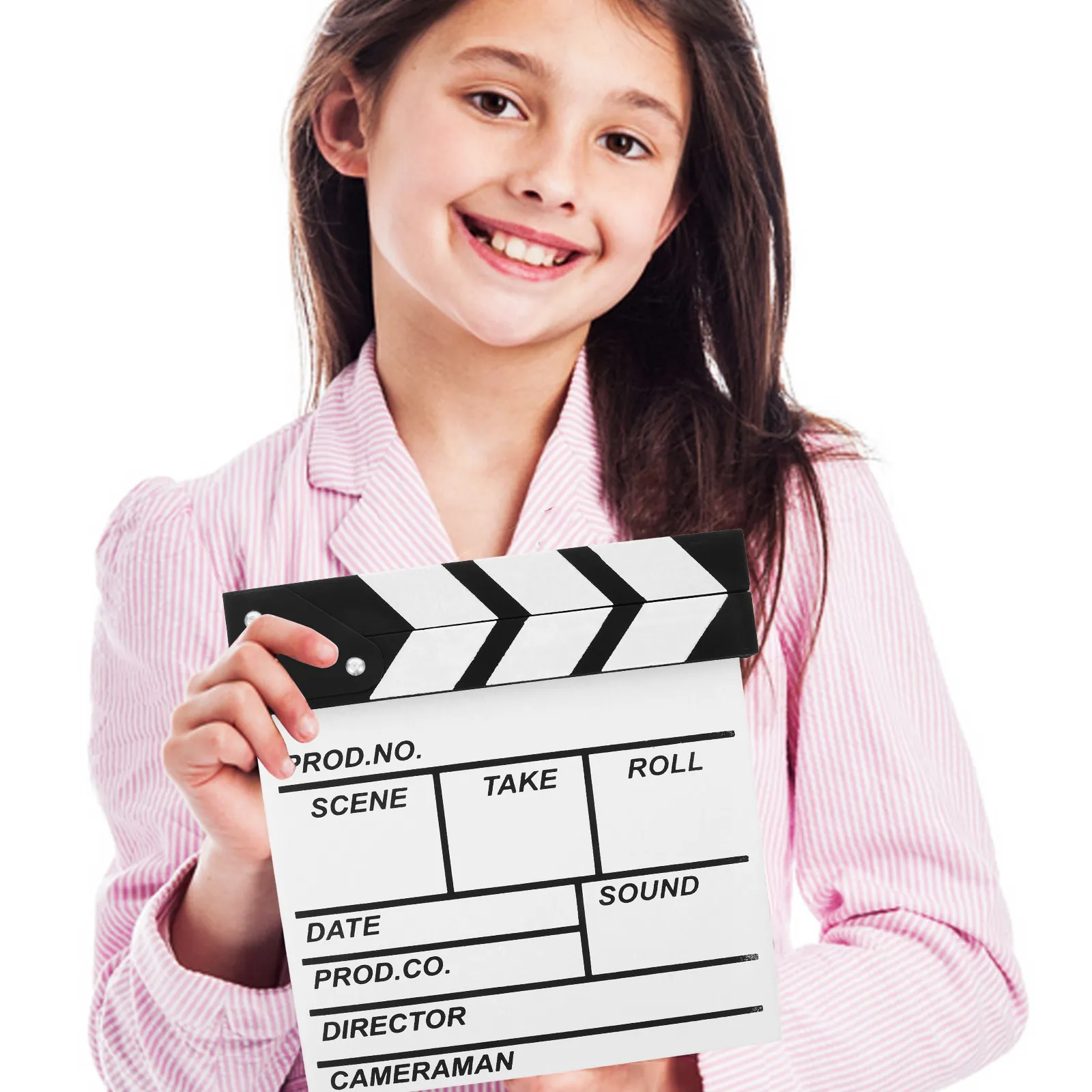 

Деревянная доска-клаппер 20x20 см, белая, для кинопроизводства, реквизит для съемок сцен и монтажа фрагментов