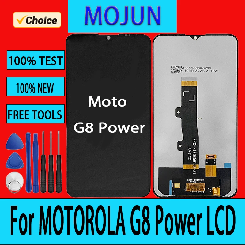 LCD Display For MOTOROLA G8 Power LCD Display Touch Screen Digitizer Assembly For MOTOROLA G8 Power LCD Screen Replacement