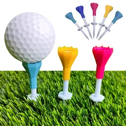 5Pcs/Set Plastic Golf Tees Adjustable Height Freely Durable Golf Tees Stable Training Ball Stand Tees for Golfer Practice