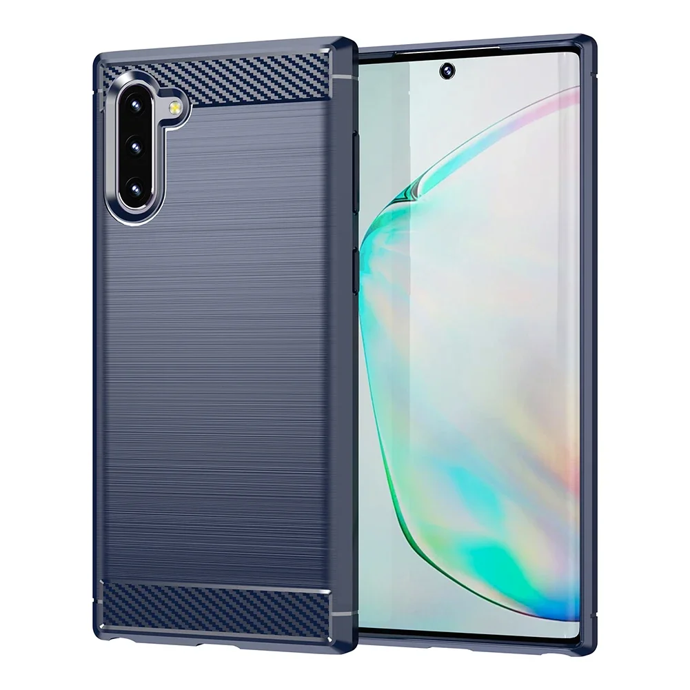 Case For Samsung Galaxy Note 10 Case Silicone TPU Shockproof Carbon Note 10 Lite Cover for Samsung Galaxy Note10+ Plus Capa