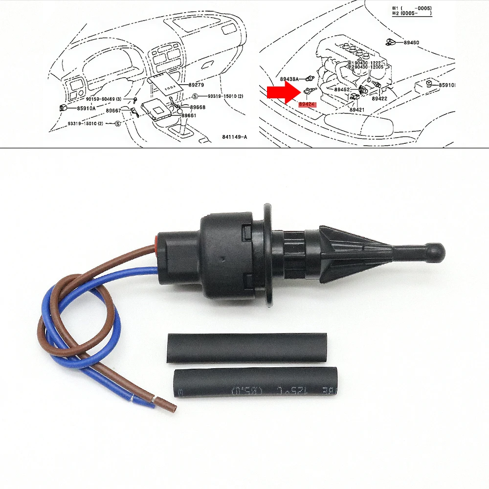 

Датчик температуры впускного воздуха для Toyota RAV4 Corolla Camry Land Cruiser Prado 120 150 Chaser Carina Corsa Altezza BB Premio