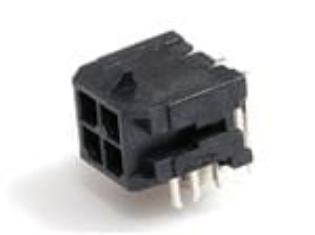 (5-20pcs) 0430450421 MOLEX Micro-Fit 3.0 Right-Angle Header 3.00mm Pitch Dual Row 4 Circuits PCB Press-fit Metal 430450421