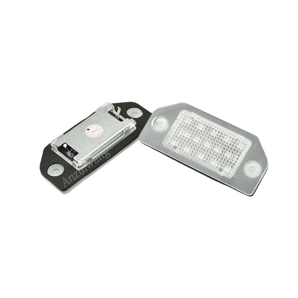 2 قطعة 12 فولت رقم لوحة مصابيح LED لشركة فولكس فاجن باسات B5 قبل تجميل 1997-2000 المدمج في Canbus لا خطأ أضواء لوحة ترخيص بيضاء