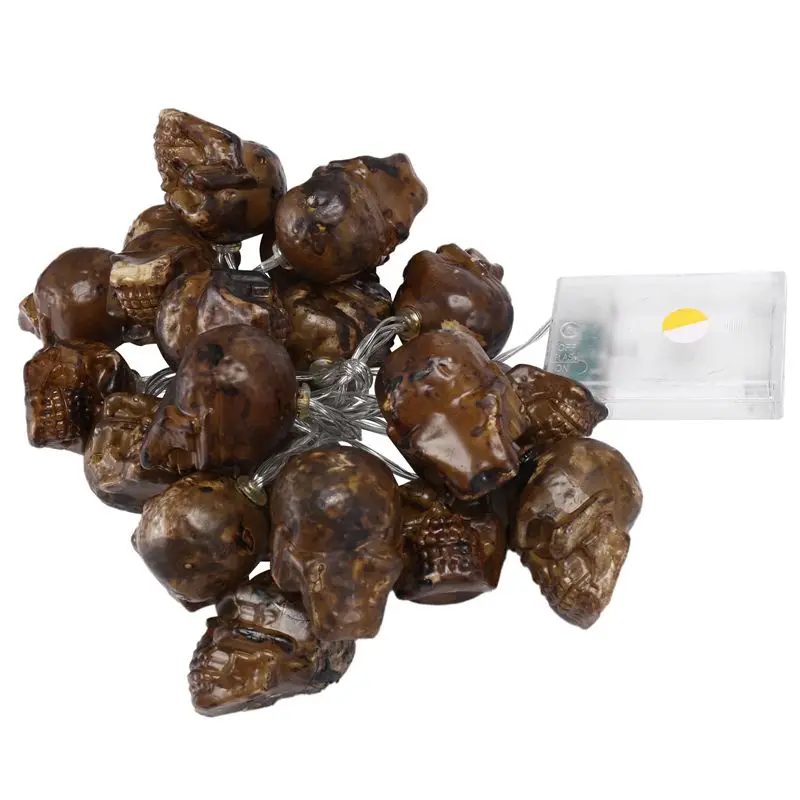 

Светодиодная гирлянда GOOD-LED в виде черепов для Хэллоуина, 20 светодиодов, для самостоятельного украшения дома и вечеринок, декор в стиле хоррор