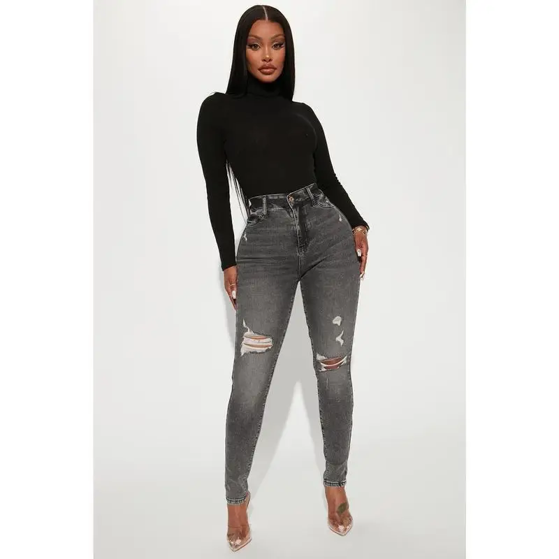 Living Life High Stretch Skinny Jeans Women's Fashionable Stretchy Skinny Jeans Summer Collection Ladies' Denim Pants
