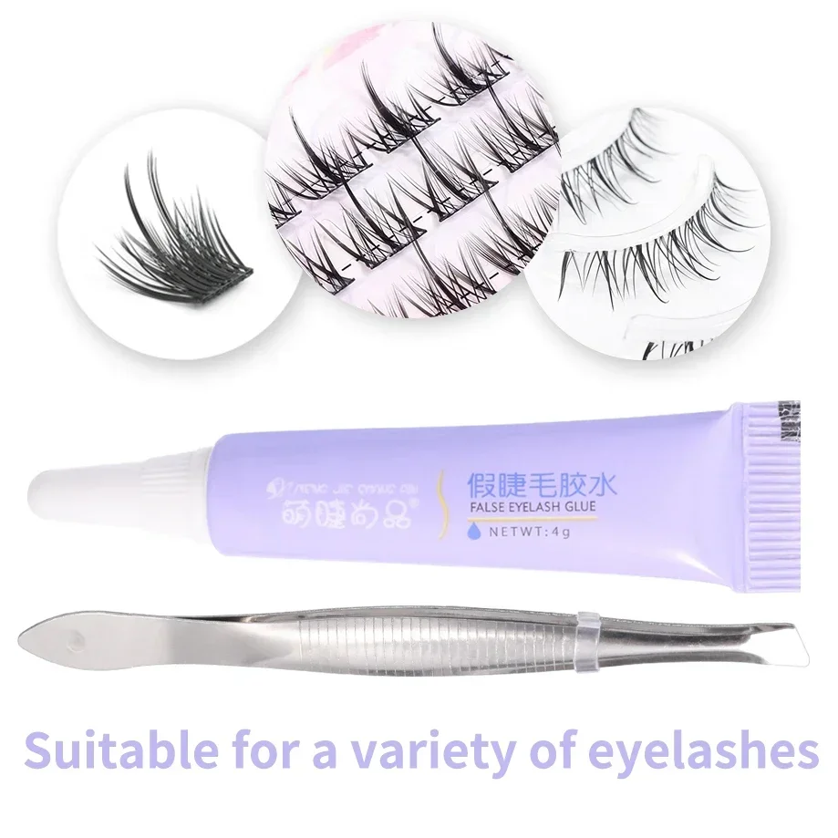 1PC ไม่มีการระคายเคือง Eyelashes Extension กาวกันน้ําแห้งเร็วโปร่งใสสีขาว Fake Eyelashes Extension กาวเครื่องสําอางเครื่องมือ