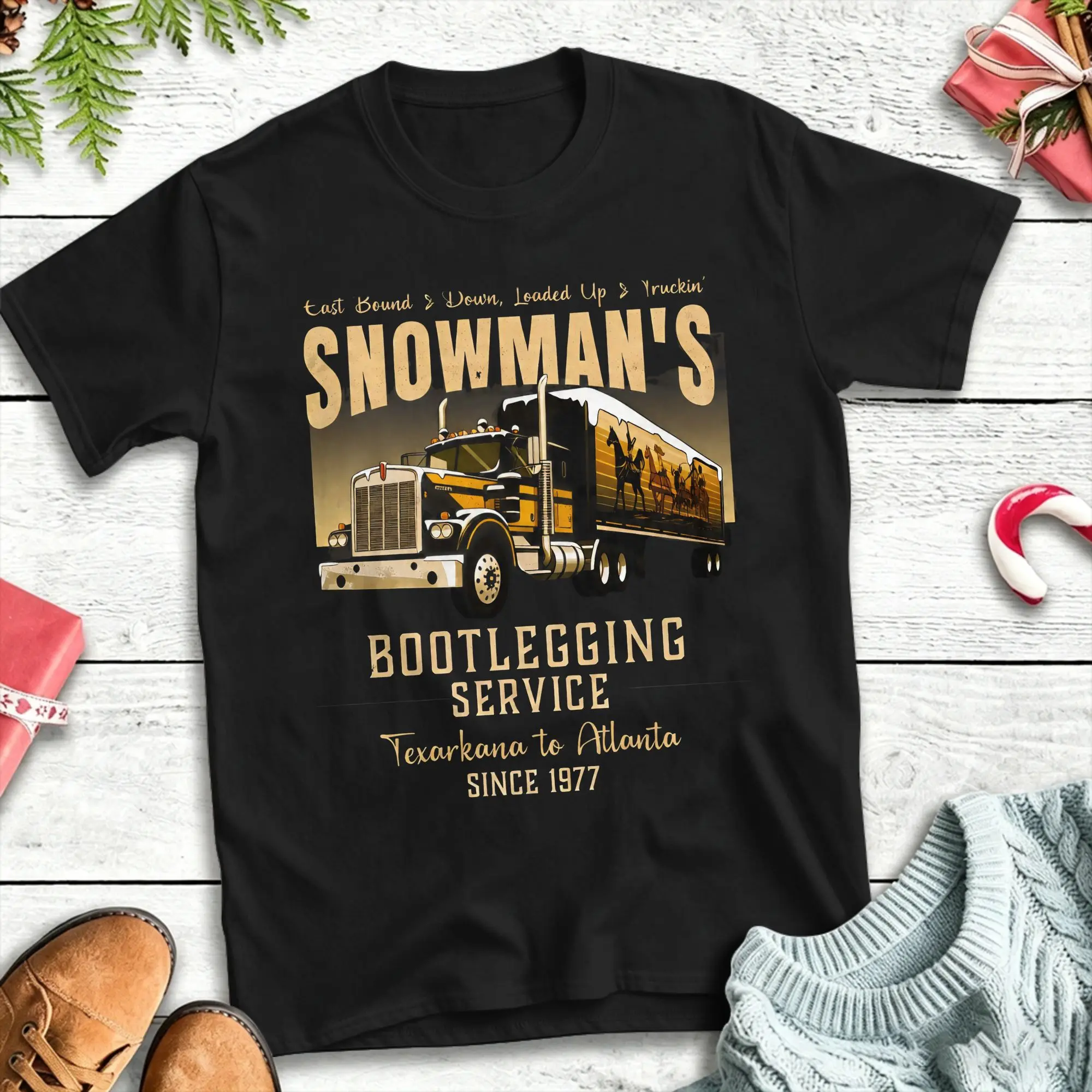 Smokey and The Bandit  T-Shirt  Trending T Shirts Short Sleeve Streetwear Tshirt Summer Cotton 4XL 5XL 6XL Clothes