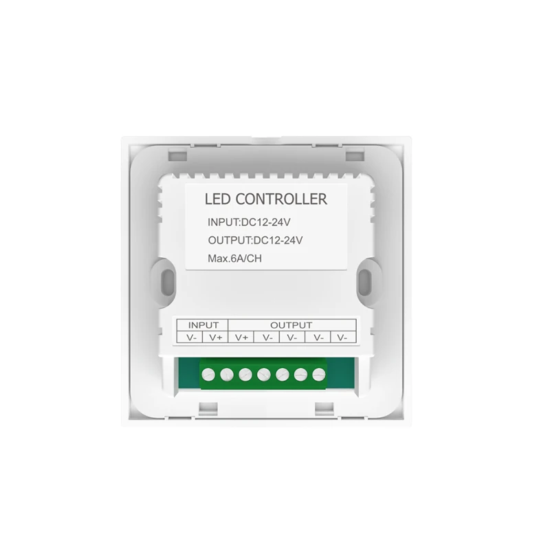 LED Single Strip Dimmer DC 12V-24V 5050 2835 Strip Lights Wall Panel Dimmer Rotary Knob Control 0-100 Brightness Display Dimmer